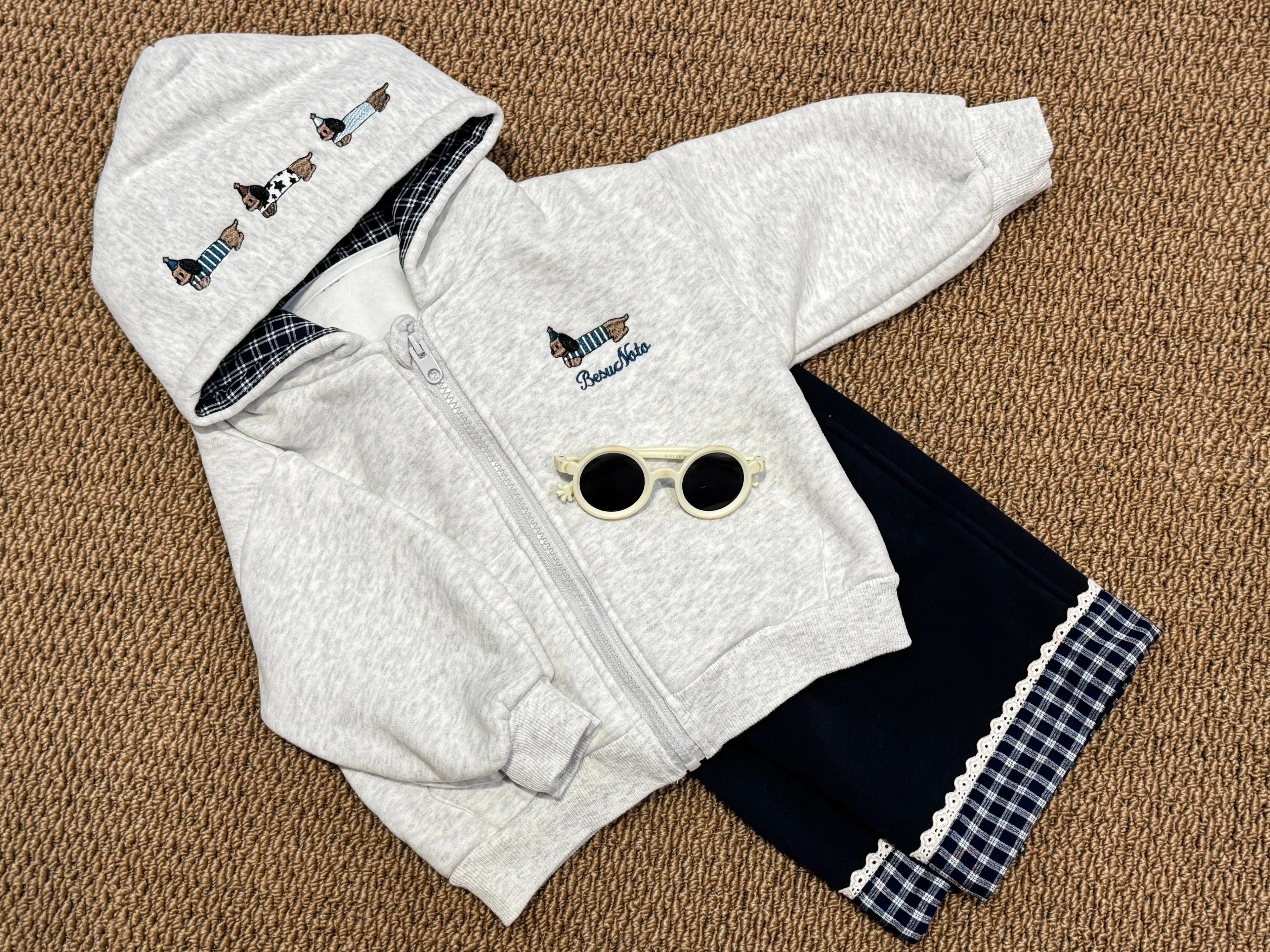 Hooded Zip-Up Jacket M.E Studio Kids