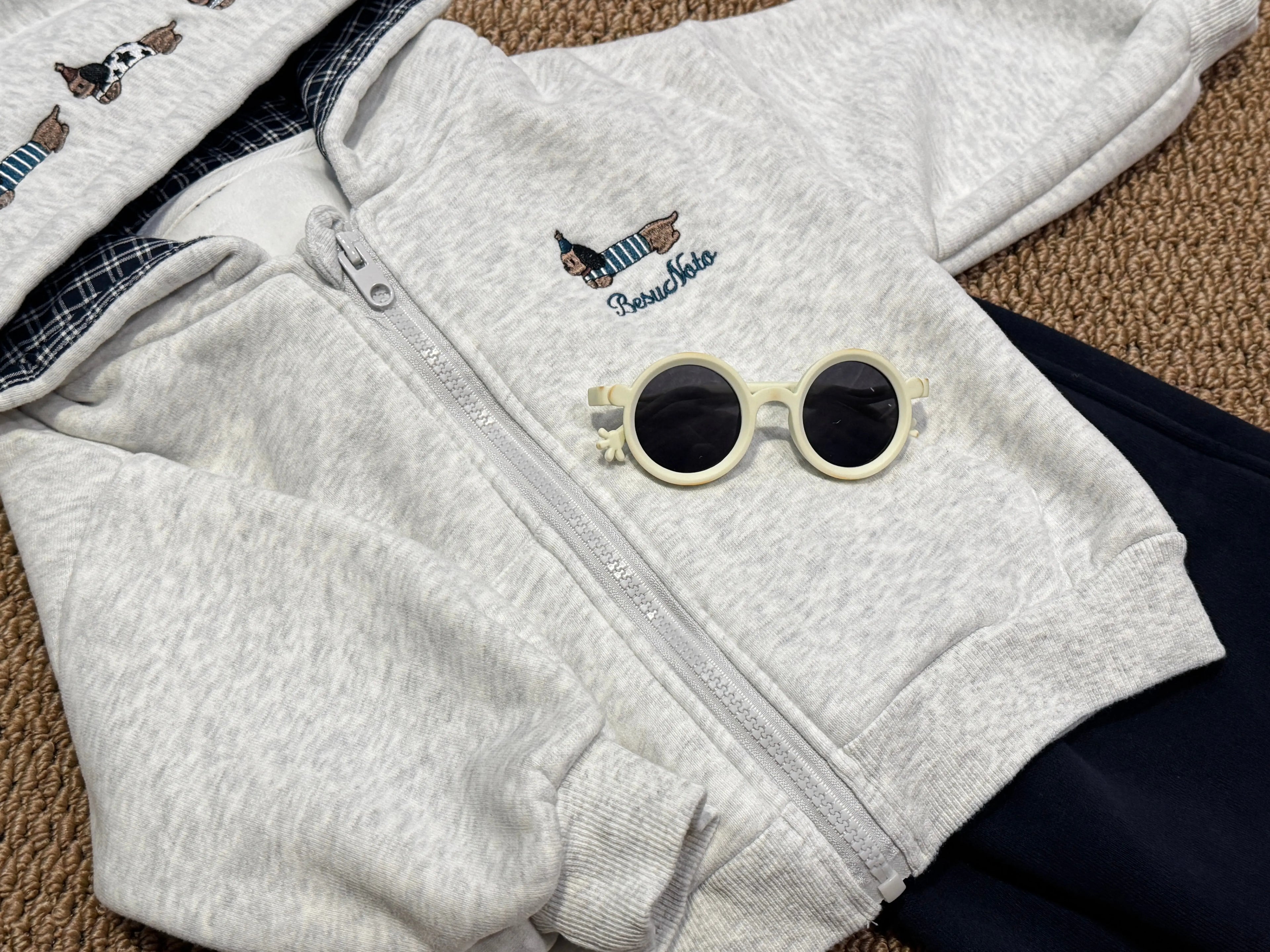 Hooded Zip-Up Jacket M.E Studio Kids