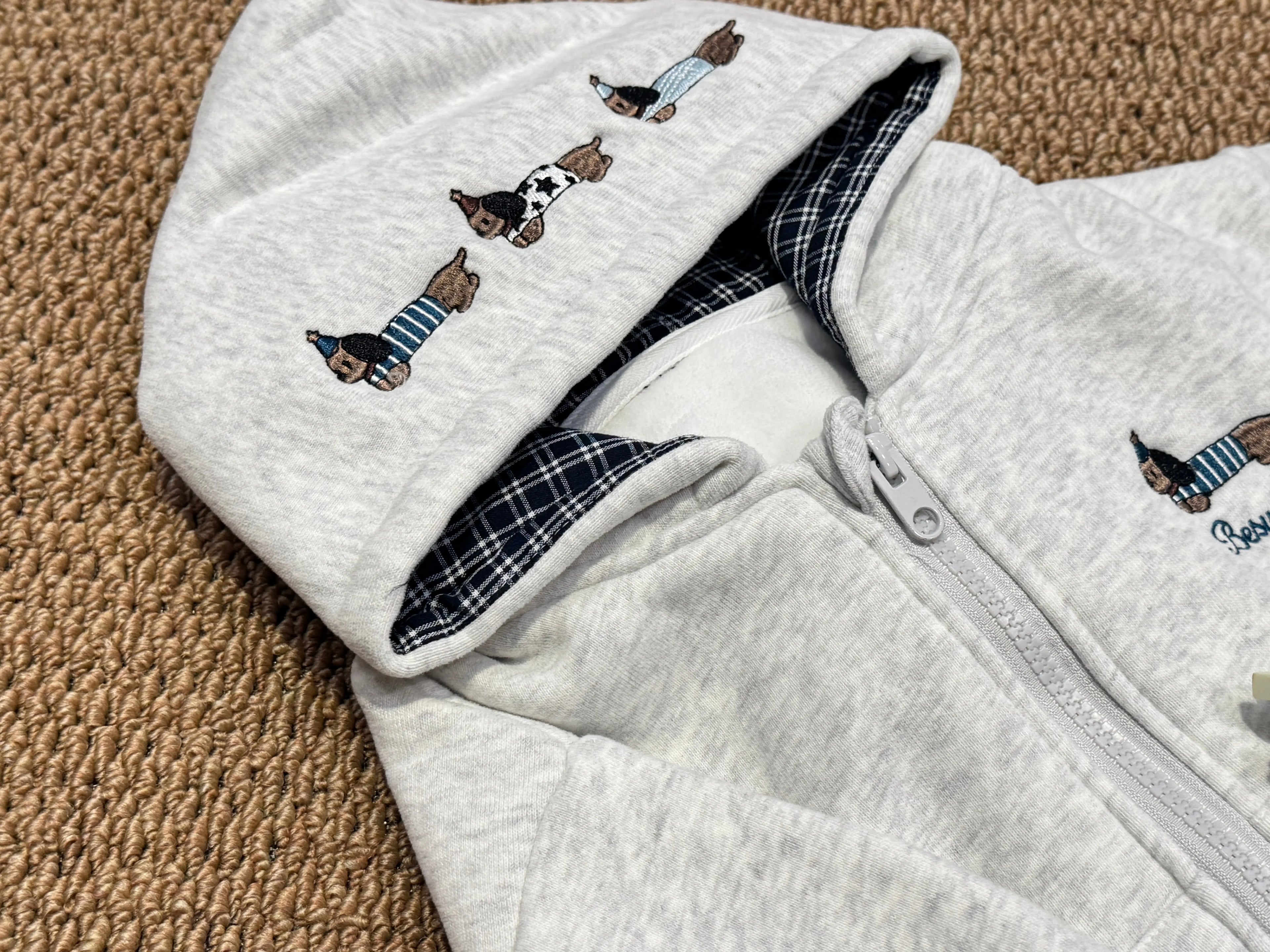 Hooded Zip-Up Jacket M.E Studio Kids