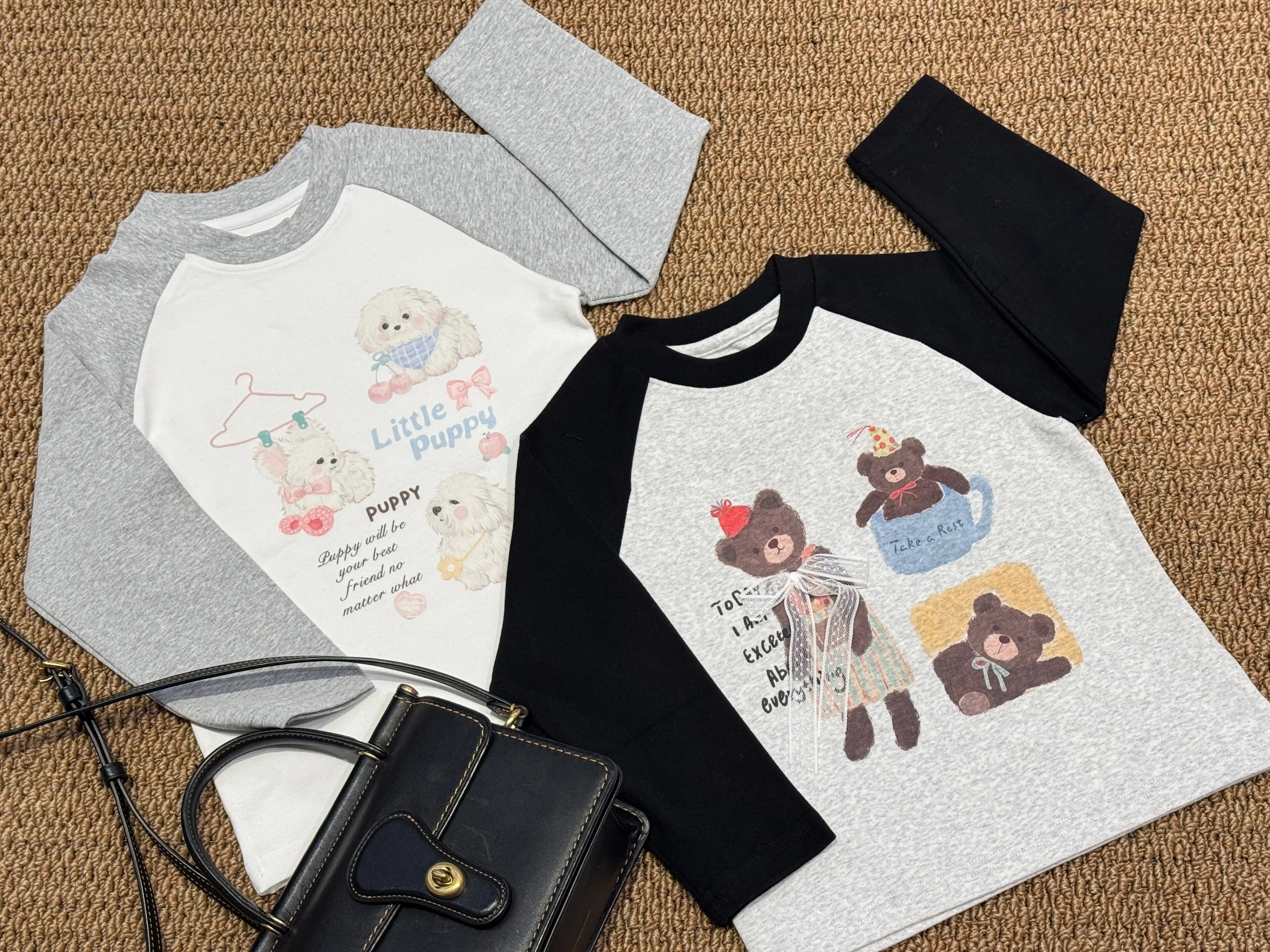 Bear Long Sleeve Tee M.E Studio Kids