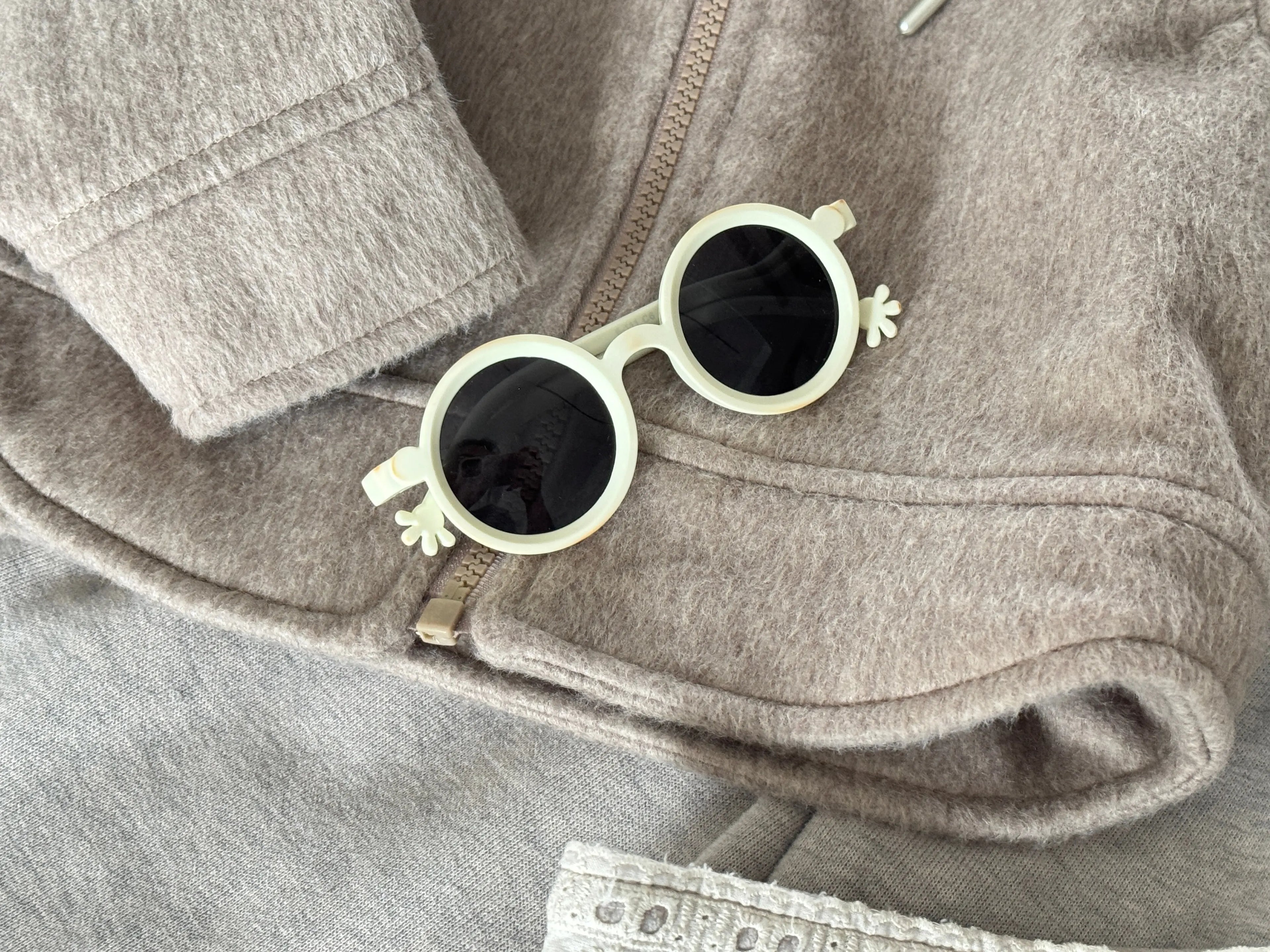 Cozy Fleece Hooded Zip Jacket M.E Studio Kids