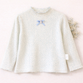Vintage Lace Knit Top — Soft Mint M.E Studio Kids