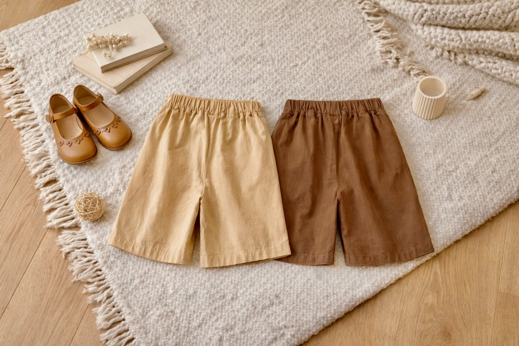 Pleated Button Skort M.E Studio Kids