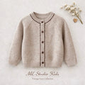 Holiday M.E Knit Cardigan – Oatmeal M.E Studio Kids