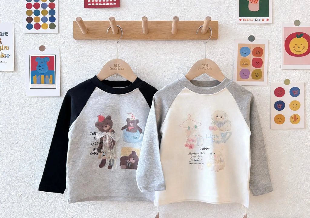 Bear Long Sleeve Tee M.E Studio Kids