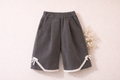 Lace Trim Bow Culotte Pants M.E Studio Kids