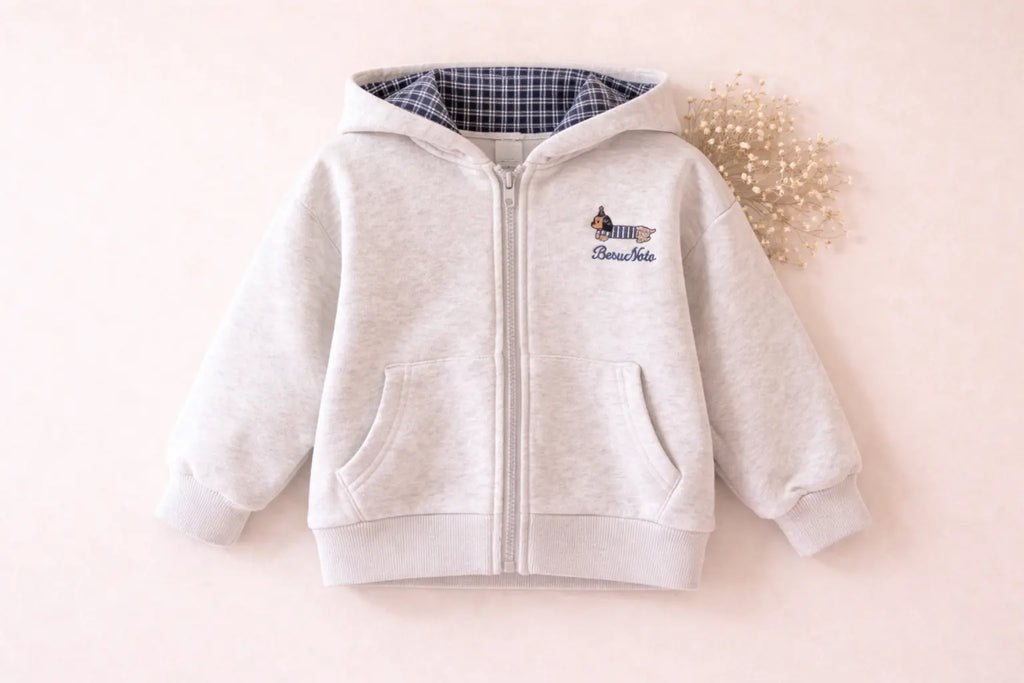 Hooded Zip-Up Jacket M.E Studio Kids