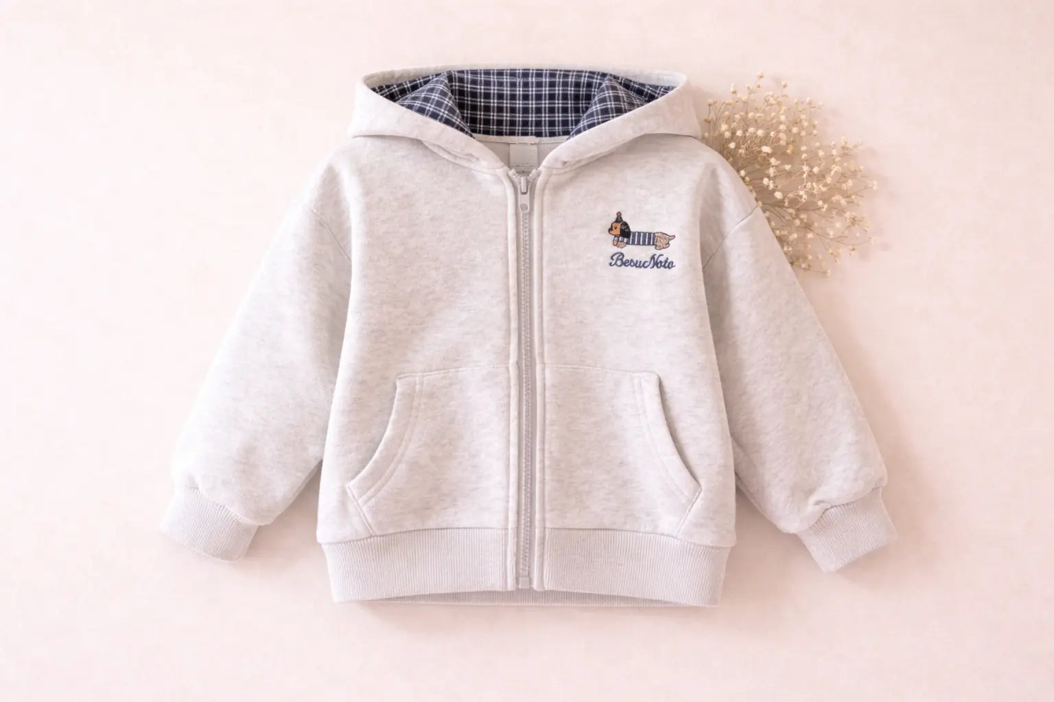 Hooded Zip-Up Jacket M.E Studio Kids