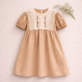 Embroidered Lace Dress M.E Studio Kids