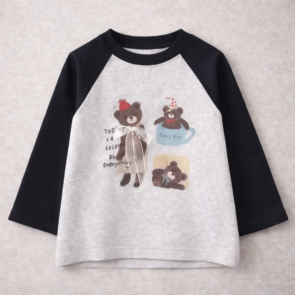 Bear Long Sleeve Tee M.E Studio Kids