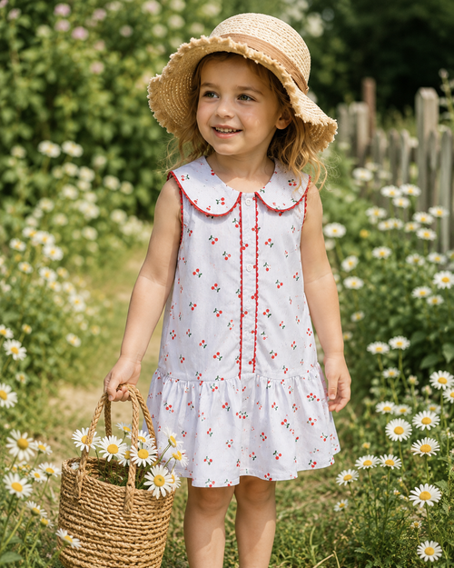 Cherry Blossom Dress M.E Studio Kids