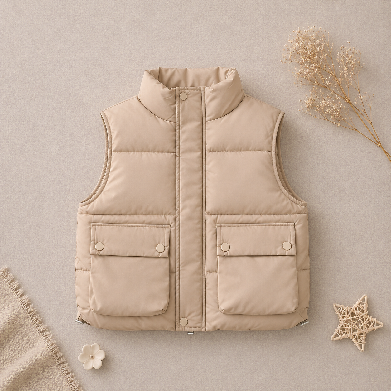 Warm Puffer Vest M.E Studio Kids