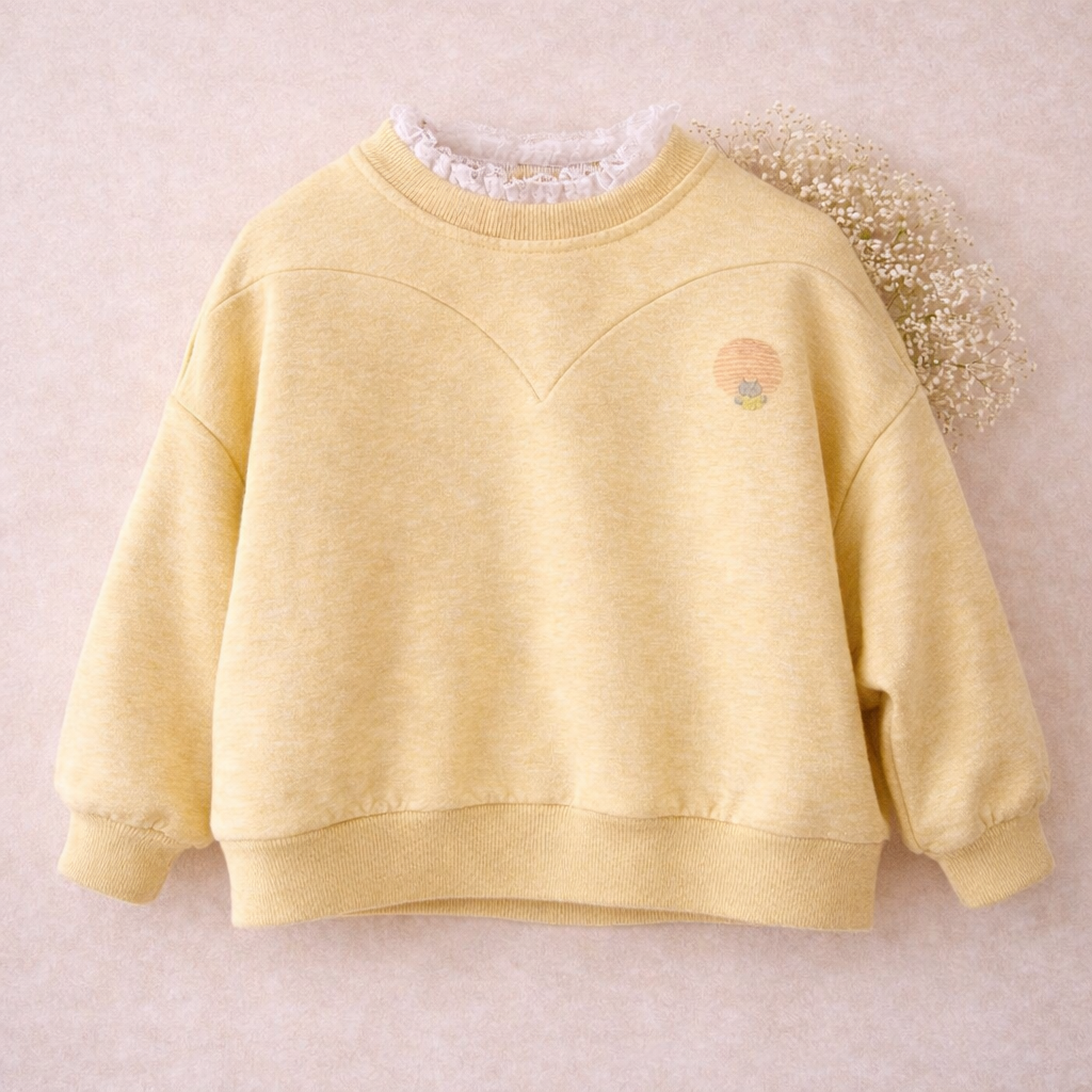 Soft Lace Mist Sweatshirt M.E Studio Kids