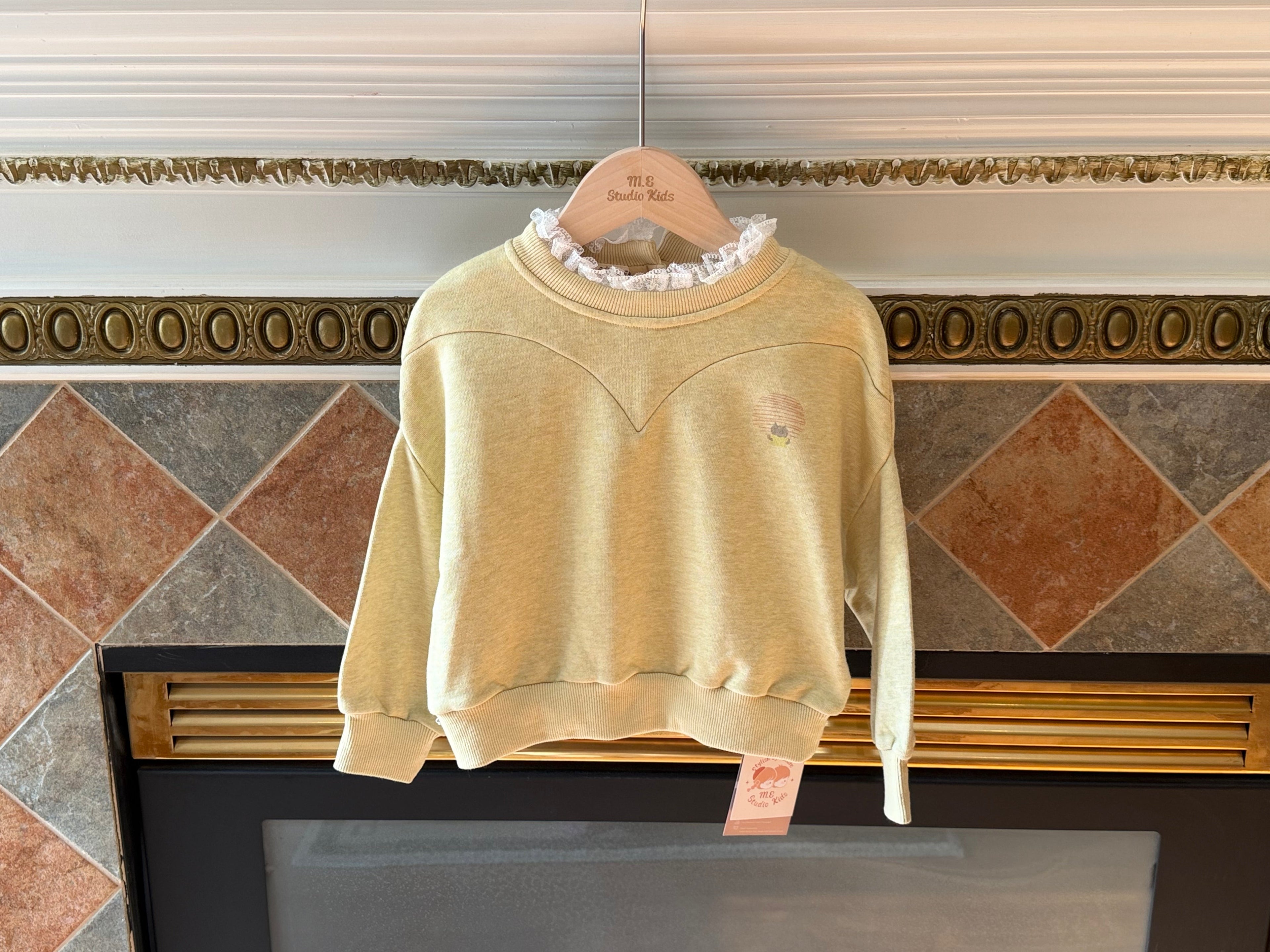Soft Lace Mist Sweatshirt M.E Studio Kids