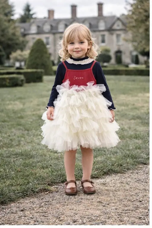 Dreamy Tulle Celebration Dress Set M.E Studio Kids