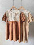 Embroidered Lace Dress M.E Studio Kids